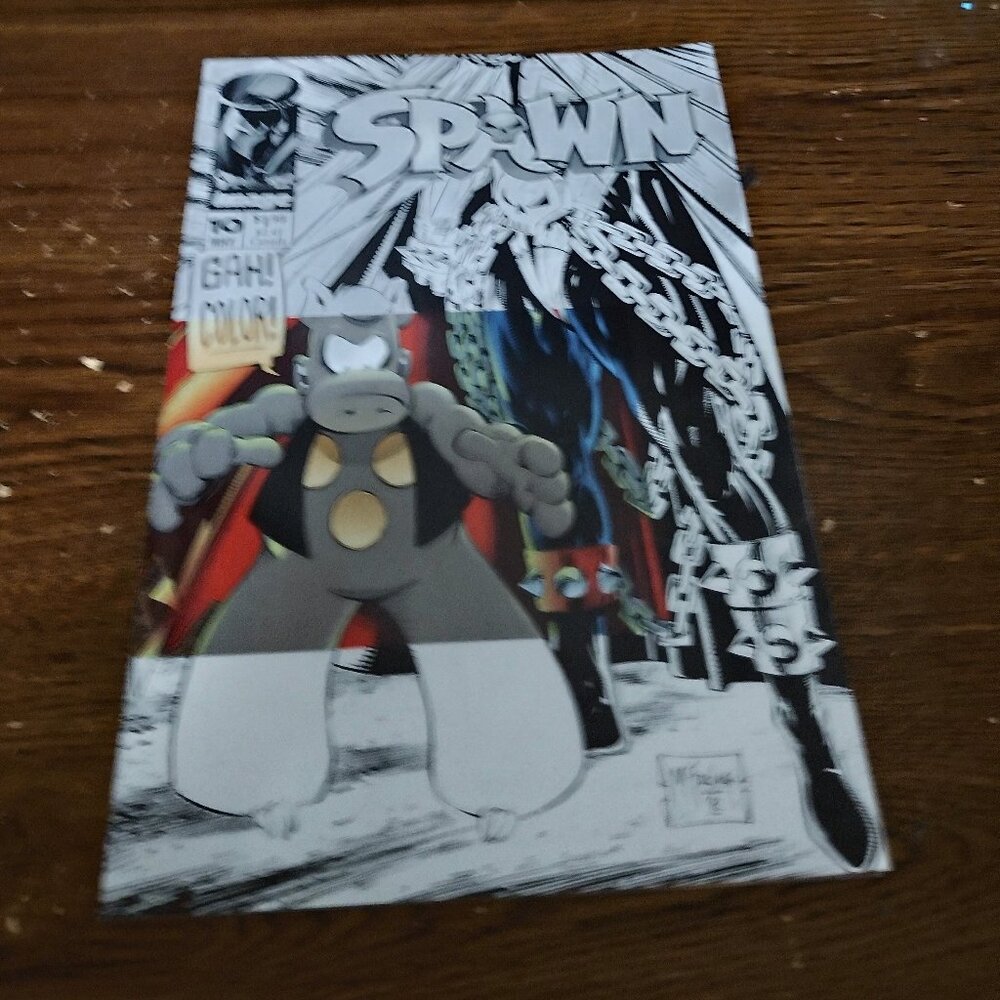 Spawn #10 (Image Comics, 1993) Cerebus by Dave Sim Key Issue